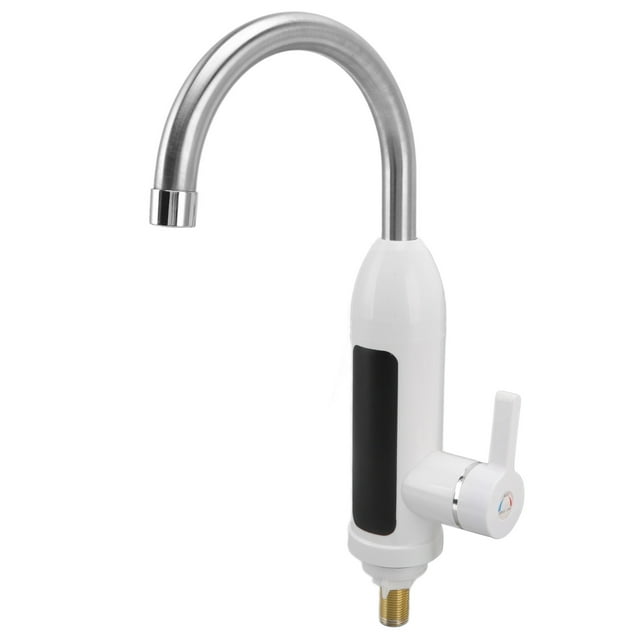 Tankless Electric Hot Water Heater Faucet, LED Digital Display, Fast Heating Tap For Kitchen And Bathroom, Stainless Steel Body, High Efficiency, Rotatable, 3000W