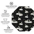 thumbnail image 4 of Pofeuu Swan And Dragonflies Print Leather Coasters Set of 6, Round Cups Mugs Mat Pad for Home Kitchen Heat Resistant Drink Coasters,Octagon, 4 of 7