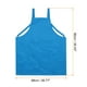 thumbnail image 2 of Delantal estilo H para cocina, delantales de cocina, delantal de artista para pintar con 2 bolsillos, azul claro, 2 of 5