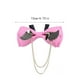 thumbnail image 4 of Minnieouse Bowknot Pajarita Hecha a mano Moda Metal Alas doradas Accesorios de joyería Decoración Anfitrión Boda Novio Negro H3112-2 Accesorios de disfraces Rosado H3112-8 Minnieouse  AP009821-08B, 4 of 6