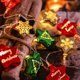 thumbnail image 3 of Luces de Navidad luces de vestir led coloridos colgantes de árboles de Navidad chapado estrellas luces decorativas de vacaciones JAMW Sencillez, 3 of 5