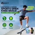 thumbnail image 2 of Adjustable Knee Brace for Women and Men with Side Stabilizers & Patella EVA Pads, Open Patella Support for Meniscal Tear, Knee Pain Relief, 2 of 6