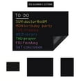 thumbnail image 4 of Splihome Magnetic Fridge Board Memo Board Notice Board Dry Erase Black A3 A4 A5 a3, 4 of 5