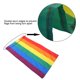 thumbnail image 4 of Bandera de arcoíris para ondear a mano, banderas de orgullo gay y lesbianas de poliéster con ojales, 4 of 14