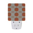 thumbnail image 5 of Yayeee LED Night Light for The Home Plug in With Light Sensors 2 Pack, Orange Geometric Circles, 5 of 6