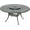 24" Lazy Susan Set (Lattice Style), variant on MEETWARM Outdoor 61" Round Patio Dining Table with Detachable Lazy Susan, All Weather Cast Aluminum Large Patio Furniture Table Set for 8 Seat with 24" Rotating Tray, Umbrella Hole, Dark Bronze