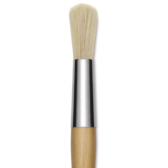 Blick Mega Natural Bristle Brush - Mega Round, Short Handle, Size 40
