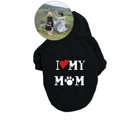 WNFJR Dog Sweater Dog Hoodie Cold Weather Dog Coat Hooded Sweatshirt for Puppies, Cats, Small Medium Large Dogs