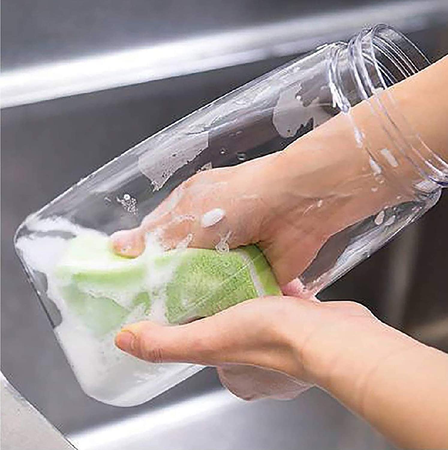 Lustroware Locking Spout Quick Pour Pitcher 2.3qt, White K1264AW