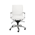 thumbnail image 2 of Eurostyle Chaise de Bureau Gunar Pro Bas en Blanc/chrome, 2 of 4