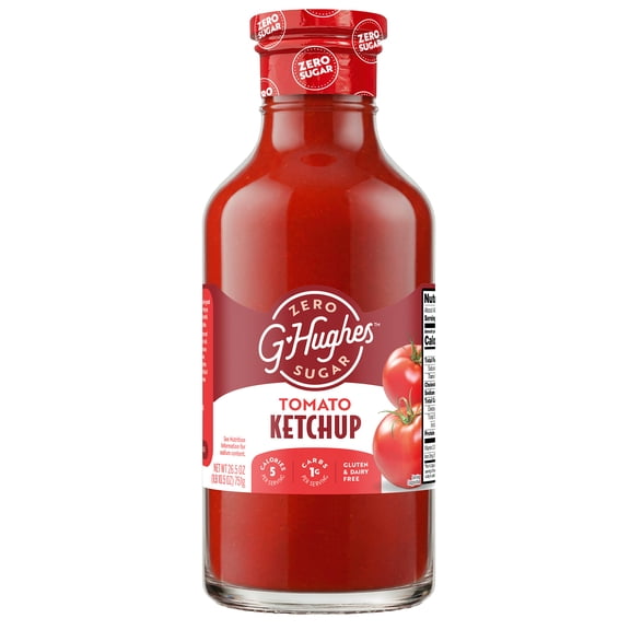G Hughes Sugar Free Ketchup, 26.5 oz