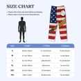 thumbnail image 4 of Hirioo American Flag And Baseball for Men's PJ Pajama Pants Sleep Pants Men's Home Trousers with Pockets,S-3XL-X-Large, 4 of 6