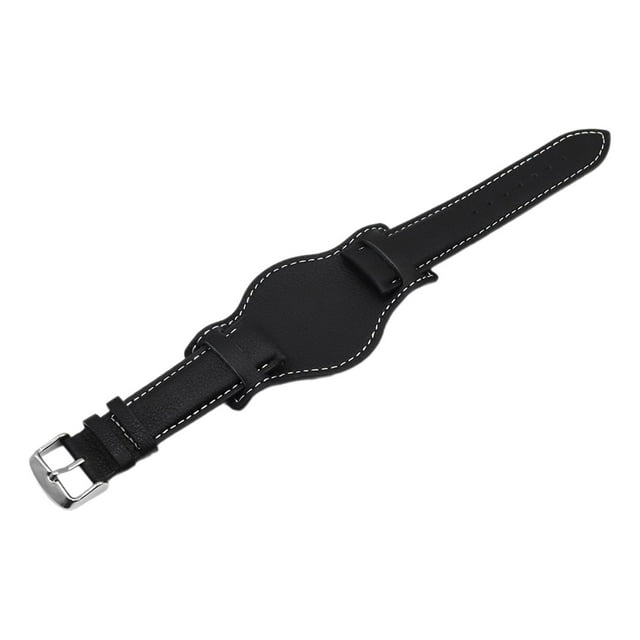 Correa de reloj de cuero suave Strade Fareast Limited Ancho negro 18 cm