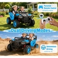 thumbnail image 5 of VIBESPARK 24V 2 Seater Ride On Car with Remote Control, Electric UTV Car for Kids Ages 3-8, Powered Ride On Toys with Dual 200W Motors, Bluetooth, LED Lights & Music,Gift for Kids, 5 of 9