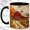 Black, variant on Autumn Red Barn Coffee Mug, Pumpkin Farm Mug, Ceramic 11 oz