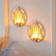 thumbnail image 5 of Decoración de pared de hierro forjado Decoración de iluminación de velas estereométricas para sala de estar/comedor/bar Xemadio LKX-1596-2, 5 of 7