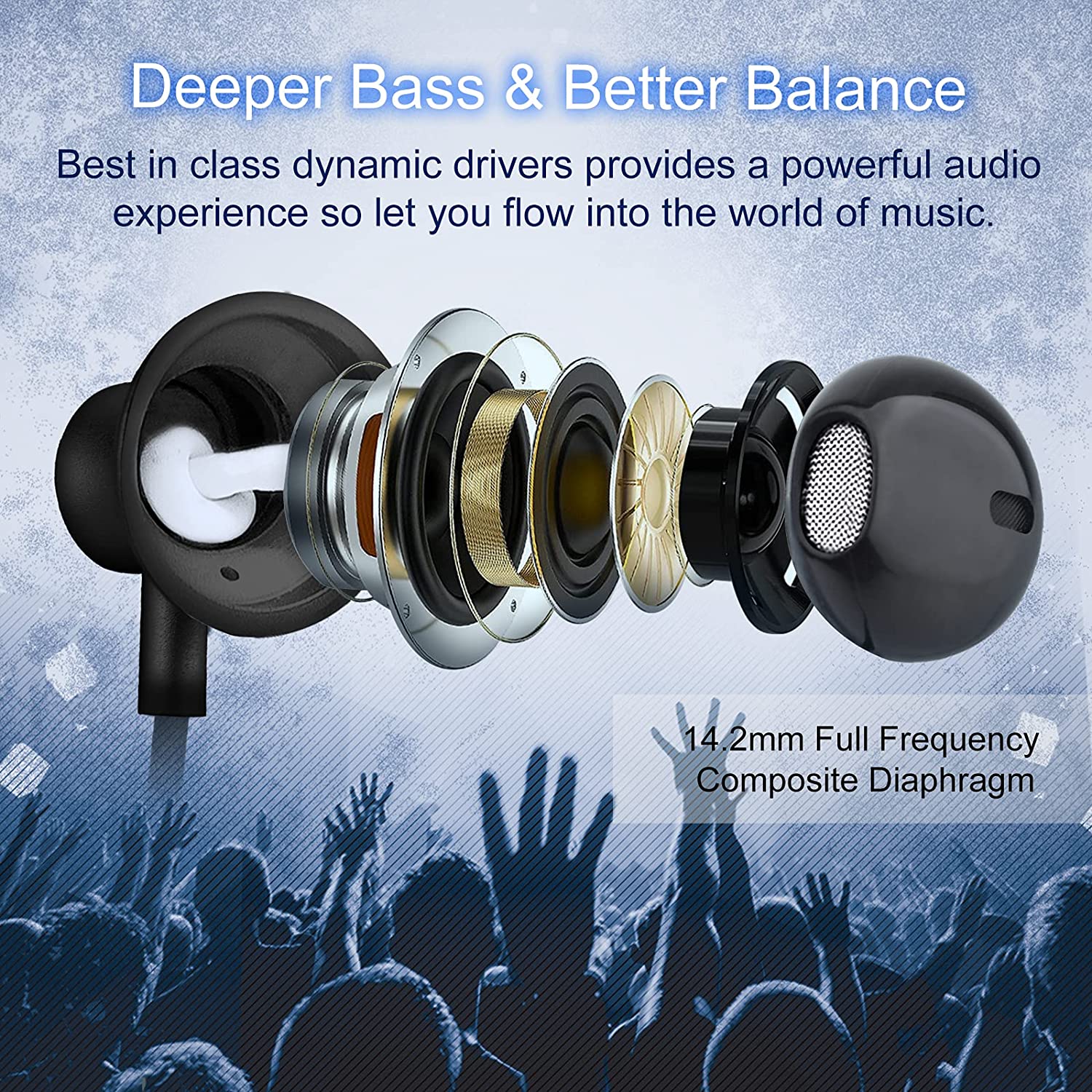 USB C Earbuds XINLIANG Type C 