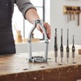 thumbnail image 2 of kowaku Drill Press Mortising Attachment Easy Installation Mortising Attachment Bracket Two-Way Use Power Tool Accessory for Woodworkers, Carpenters, 2 of 10
