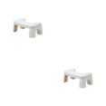 thumbnail image 1 of Taburete de baño moderno Inteprter Combinado/Blanco 2Conjunto, 1 of 6