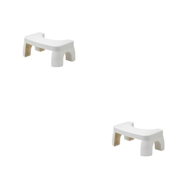 Taburete de baño moderno Inteprter Combinado/Blanco 2Conjunto