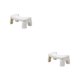 thumbnail image 1 of Taburete de baño moderno Inteprter Combinado/Blanco 2Conjunto, 1 of 6