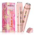 thumbnail image 1 of Maquinilla de afeitar eléctrica 2 en 1 Bikini Trimmer BEIDUONA para mujer, color rosa, 1 of 8