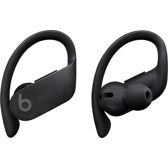 Auriculares Inalámbricos Deportivos con Gancho, Bluetooth Clase 1, 9 Horas de Autonomía (24h con Estuche), Resistencia al Sudor, Micrófono Integrado y Controles Táctiles (Negro)