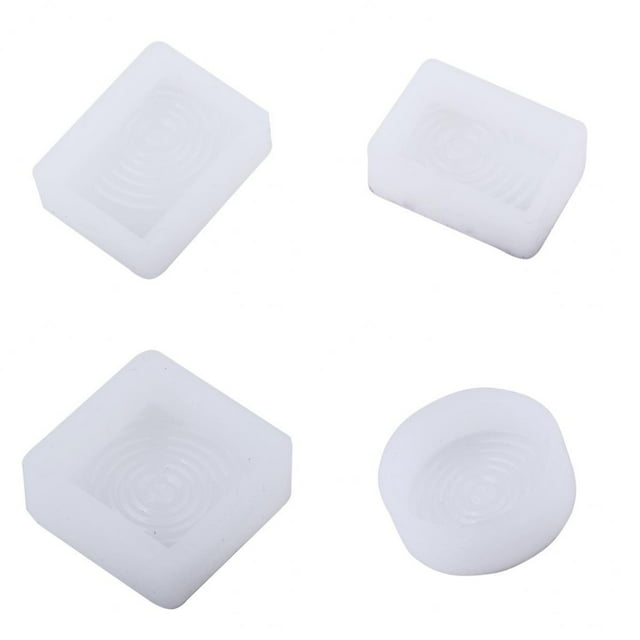 para fundición de joyas de 4 formas para colgantes de resina de silicona Diseños de ondulación de agua para joyería de bricolaje Collar