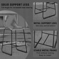 thumbnail image 6 of Set of 2 Modern Minimalist PU Material Bar Stools - 17.7*14.5*37 Inches for Kitchen & Bar, 6 of 25