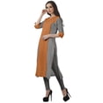 thumbnail image 3 of Moomaya Women's Ethnic Clothing Long Straight Punjabi Kurta For Women Indian Casual Dress, 3 of 6