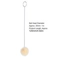 thumbnail image 3 of 20PCS Wool Ball Brush Leather Dyeing Polishing Tool with Metal Handle for DIY Crafts Projects, 3 of 8