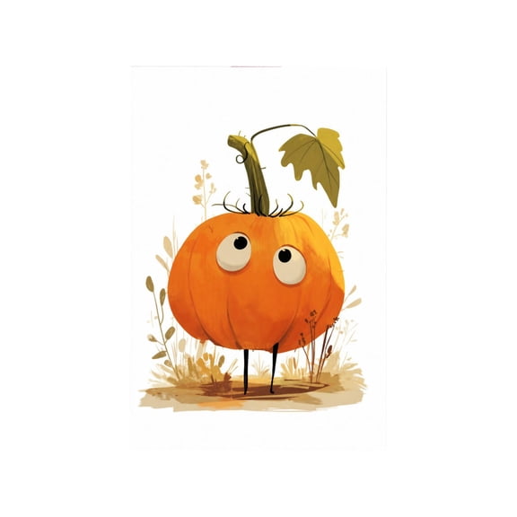 Cute Halloween Cards for Student Kawaii Halloween Card 7 Inch Non Spooky Halloween Card Whimsical Halloween Character Card for Trick Or Treaters, 1 Pack