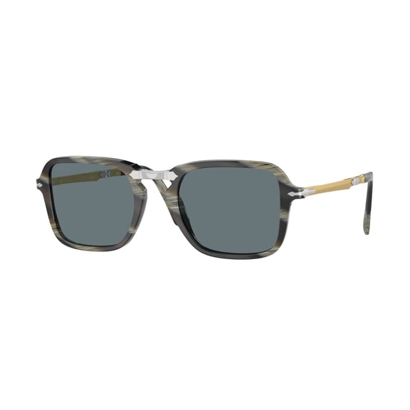 Sunglasses Persol PO 3330 S 12003R Green Horn Dark Blue Polar