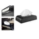 thumbnail image 1 of Sostenedor elegante de la caja de pañuelos de cuero de la PU del coche, dispensador Rectangular de la caja de papel de bombeo adecuado para los coches Negro Macarena caso de tejido de coche, 1 of 8