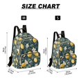 thumbnail image 2 of FORMRS Mini Backpack Purse for Women Quilted Travel Daypack Casual Shoulder Bag, Floral Lemons, 2 of 7