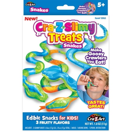 Cra-Z-Art Cra-Z-Slimy Treats You Can Eat/ Fairies And Mermaid and Snakes  ( Best Used Before 08/08/2020 ) 