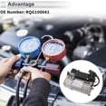 thumbnail image 3 of Unique Bargains Air Suspension Compressor Pump for Land Rover Discovery 1998-2004 Air Ride Compressor No.RQG100041 Metal Plastic 1 Pc, 3 of 6