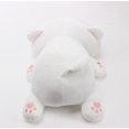 thumbnail image 4 of Muñeco de peluche súper suave y lindo con forma de gato, almohada para cama, muñeco para dormir (blanco), 4 of 4