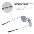 thumbnail image 2 of Walleva Ice Blue Polarized Replacement Lenses for Oakley Elmont M Sunglasses, 2 of 5