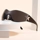 thumbnail image 4 of Gafas de sol estilo aviador integradas sin marco para montar, gafas de sol para chicas atractivas, gafas a prueba de viento, 4 of 5