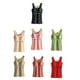 thumbnail image 2 of Sonducket Ropa interior térmica de invierno para mujer, Top de alta elasticidad para mantener el calor, chaleco básico adelgazante informal, accesorio de Camisetas sin mangas Caqui XL Sonducket  AP013374-18, 2 of 6