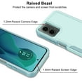 thumbnail image 5 of For Motorola Moto G 5G 2024 Phone Case, Moto G 5G 2024 Case, Dual Layer Shockproof Heavy Duty Military Grade Protective Case Hybrid Rugged Cover for Moto G 5G 2024, Mint Green, 5 of 11
