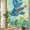 Blue, variant on Cartoon Dinosaur Window Privacy Film Rainbow Static Cling Stain Glass Window Film for Glass Door, Decorative Sunroof Decal Sticker for Car Home 17.7"x39.3" Summer Butterfly Fern Tropical Palm Plants