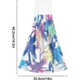 thumbnail image 3 of SKYSONIC Hanging Kitchen Towel 12 x 17 Inch Colourful Trendy Exotic Towel Set 2 Pieces of Dry Towels for Kitchen, Bathroom, Laundry Room Table, 3 of 7