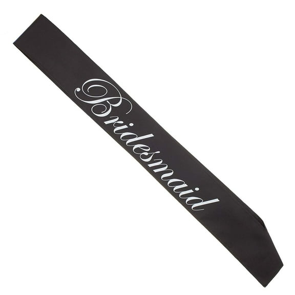 Ella Celebration Bridesmaid Sash, Bridal Party for Bachelorette and Bride to Be Sashes, Accessories (Bridesmaid, Set of 1)