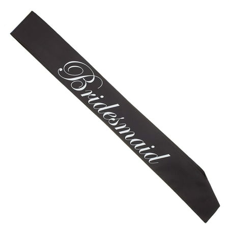 Ella Celebration Bridesmaid Sash, Bridal Party for Bachelorette and Bride to Be Sashes, Accessories (Bridesmaid, Set of 1)