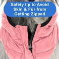 thumbnail image 6 of Pawtitas Reversible Dog Jacket Water Resistant Dog Coat for Cold Weather - Medium Jacket - Light Pink / Black, 6 of 9