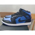 thumbnail image 1 of Ni - ke NIB Men's Size 12 Air Jordan 1 Mid- Style: DQ8426-042 Royal Blue/Black/White, 1 of 5