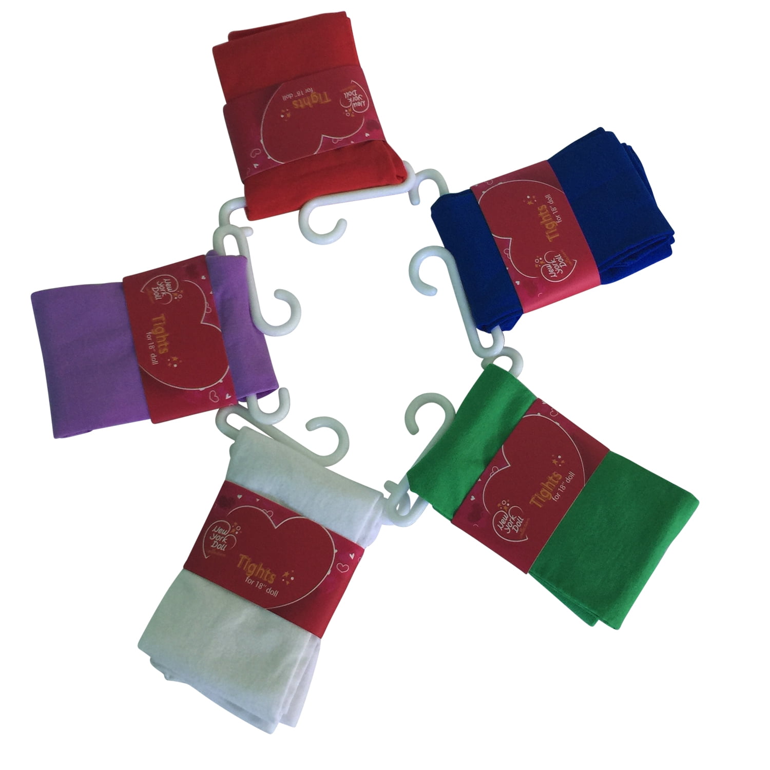 Set of 5 Tights for 18 inch Dolls - Walmart.com