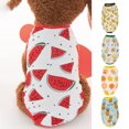 thumbnail image 2 of Breathable Pet T-shirt - Round Collar Pineapple Fruit Dog Vest - Polyester Summer Clothes, 2 of 8